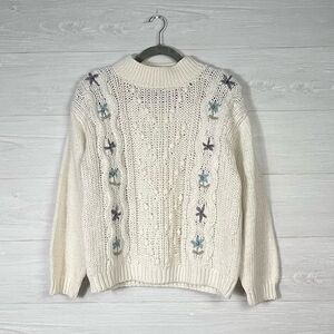 Vintage Hand Knit Mocked Sweater